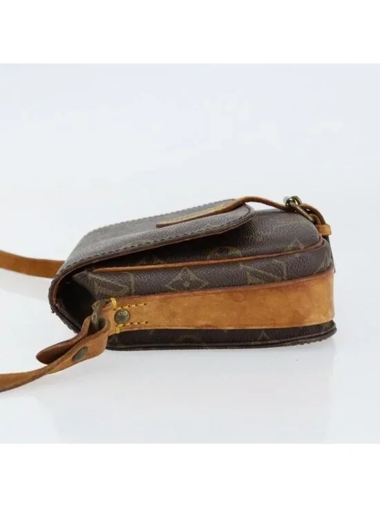 Authentic LOUIS VUITTON Monogram Cartouchiere PM Shoulder Bag M51254 LV - Picture 11 of 16